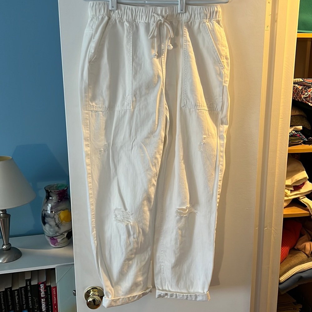 Aerie distressed pant